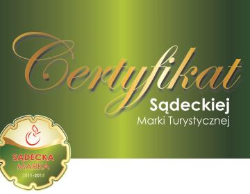 Certyfikat Sądeckiej Marki Turystycznej