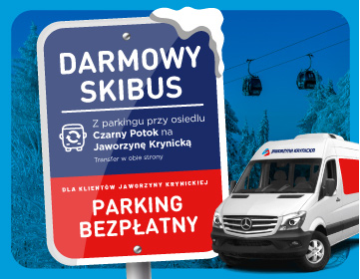 Darmowy parking + skibus